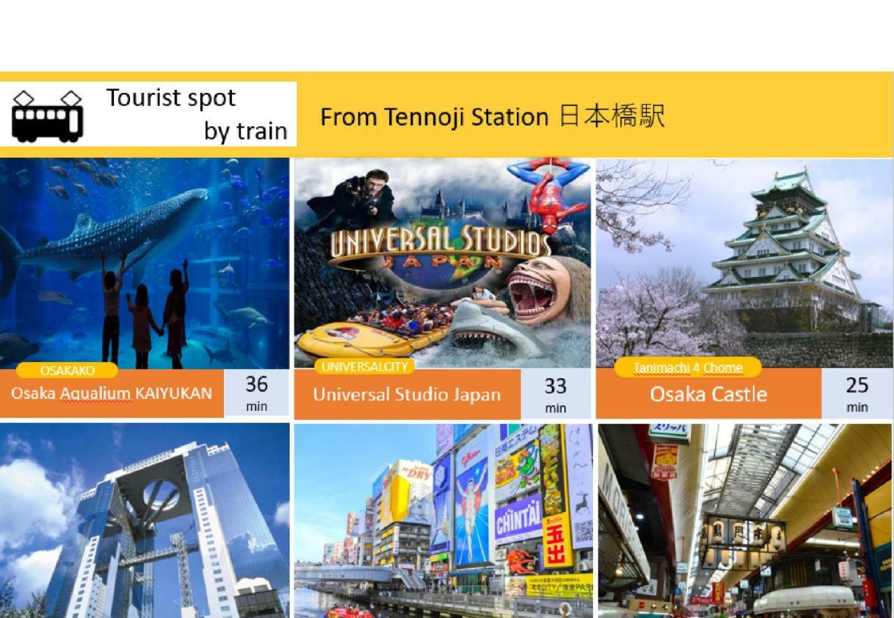 Apartament Aqua Cite Dotonbori Osaka Zewnętrze zdjęcie